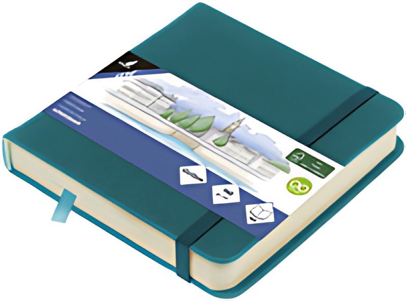 kangaro Carnet de croquis, 160 p., 120x120mm, dark turquoise