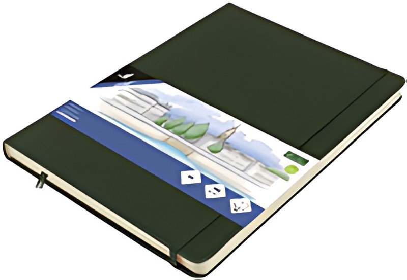 kangaro Cahier de croquis, 160 pages, A4, forest green