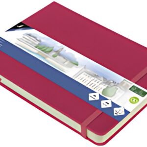 kangaro Cahier de croquis, 160 pages, A5 paysage, ruby