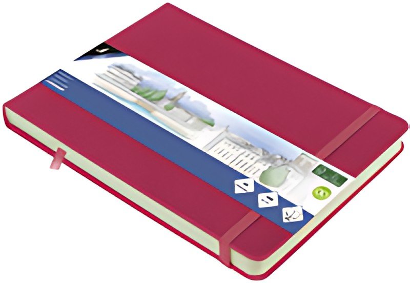 kangaro Cahier de croquis, 160 pages, A5 paysage, ruby