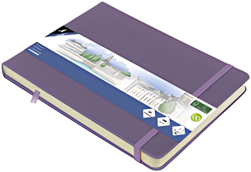 kangaro Cahier de croquis, 160p., A5 paysage, heather purple