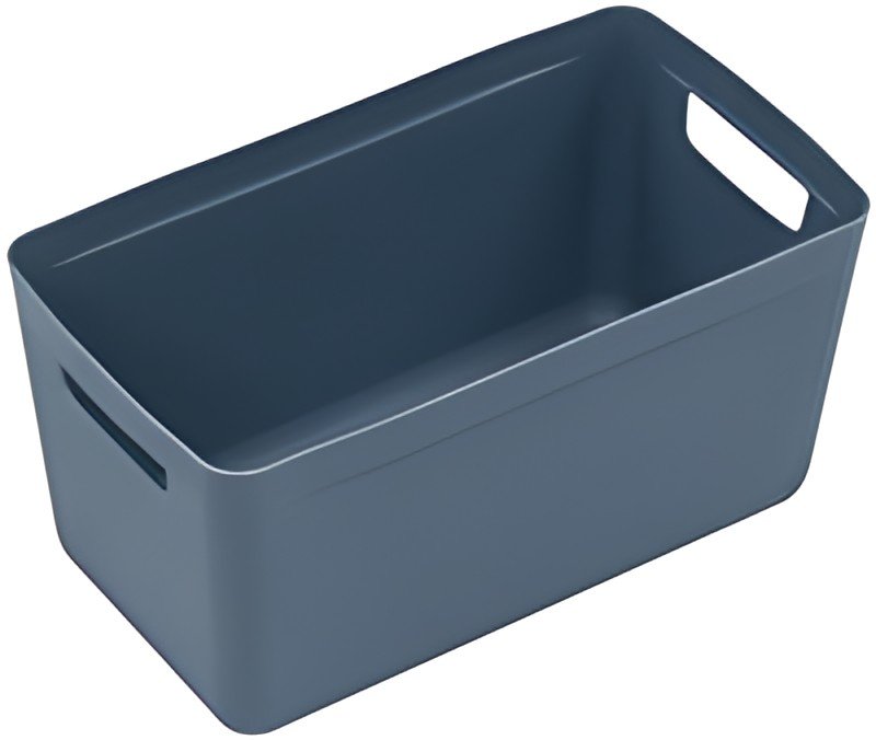 kangaro Boîte de rangement, PP, 8 litres, bleu