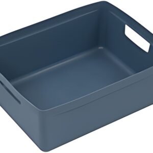 kangaro Boîte de rangement, PP, 20 litres, bleu