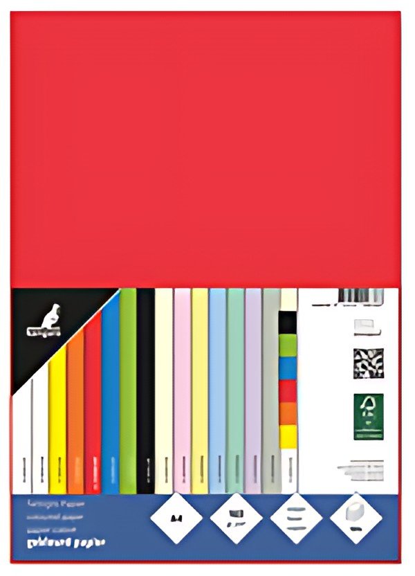 kangaro Papier multifonction, A4, 160 g/m2, rouge