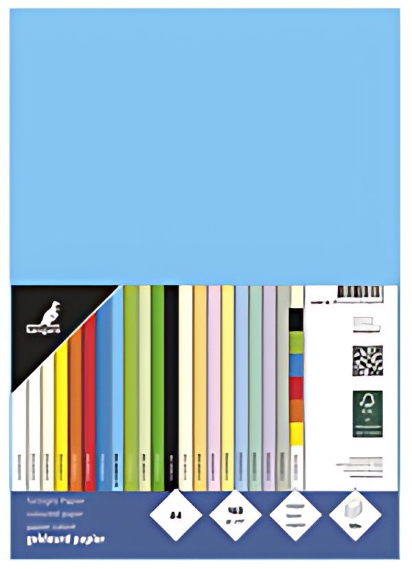 kangaro Papier multifonction, A4, 160 g/m2, bleu azur