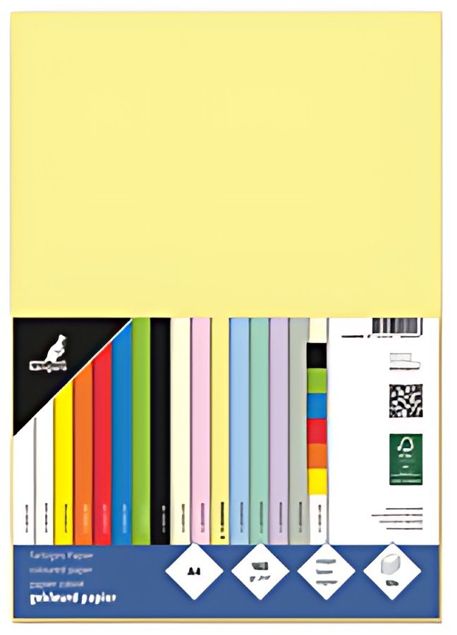 kangaro Multifunktionspapier, DIN A4, 160 g/qm, pastellgelb