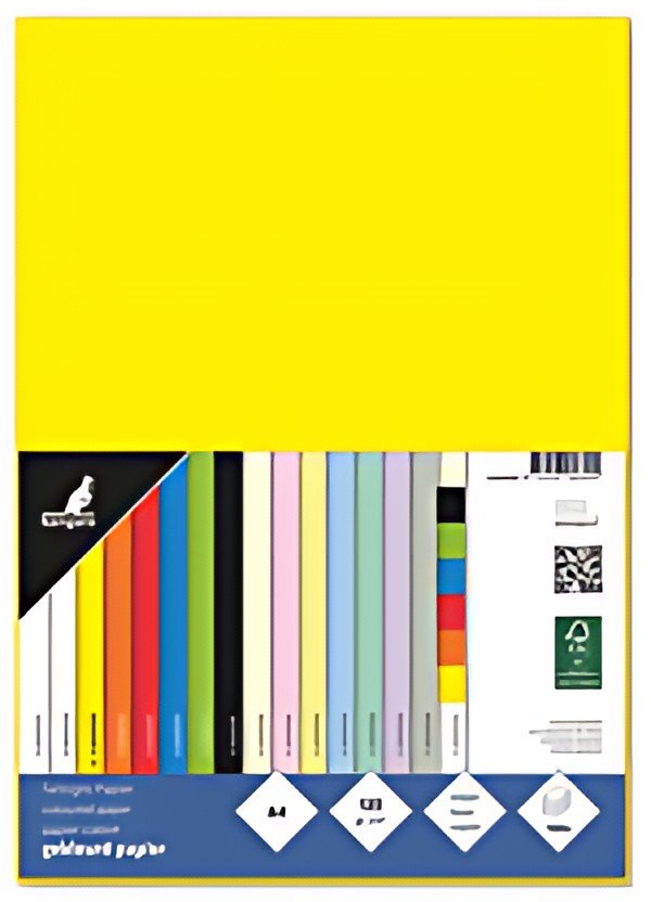 Papier multifonction Kangaro, DIN A4, 120 g/m², jaune