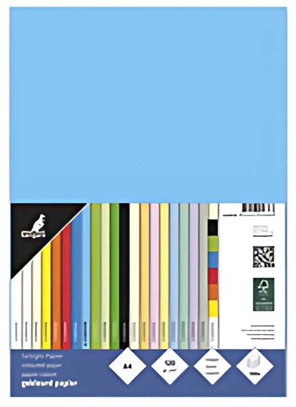 kangaro Multifunktionspapier, DIN A4, 120 g/qm, azurblau