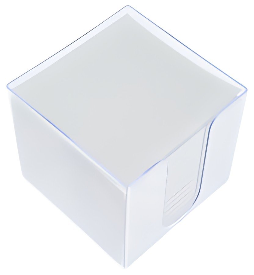 Boîte à notes Kangaro, transparente, équipée, 700 feuilles blanches