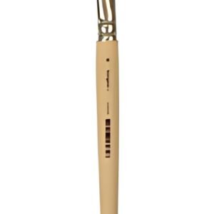 Brosse à poils kangourou, plate, taille 16, bois non peint