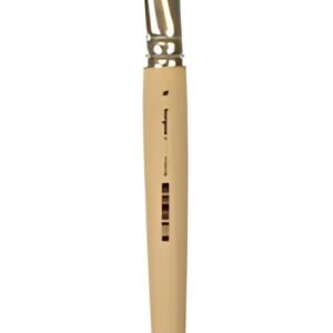 Brosse à poils kangourou, plate, taille 18, bois non peint