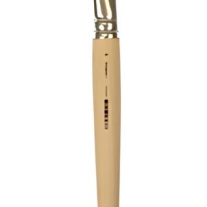 Brosse à poils kangourou, plate, taille 24, bois non peint