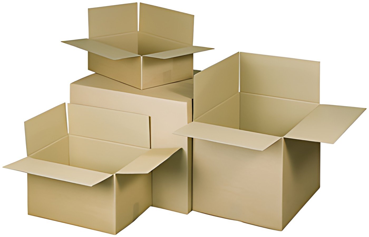 RAADHUIS Carton ondulé à plier, (L)430 x (P)305 x (H)250 mm