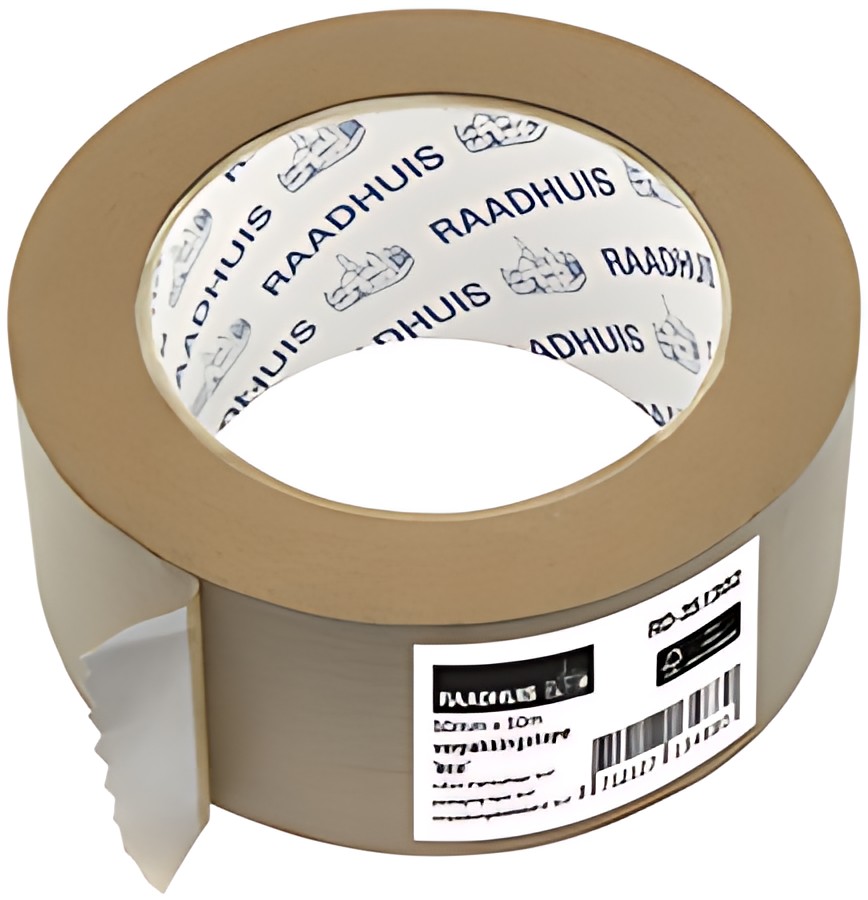 RAADHUIS Ruban adhésif d'emballage ECO, 50 mm x 50 m, papier