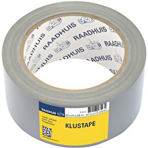 RAADHUIS Ruban adhésif toilé, 50 mm x 50 m, argent