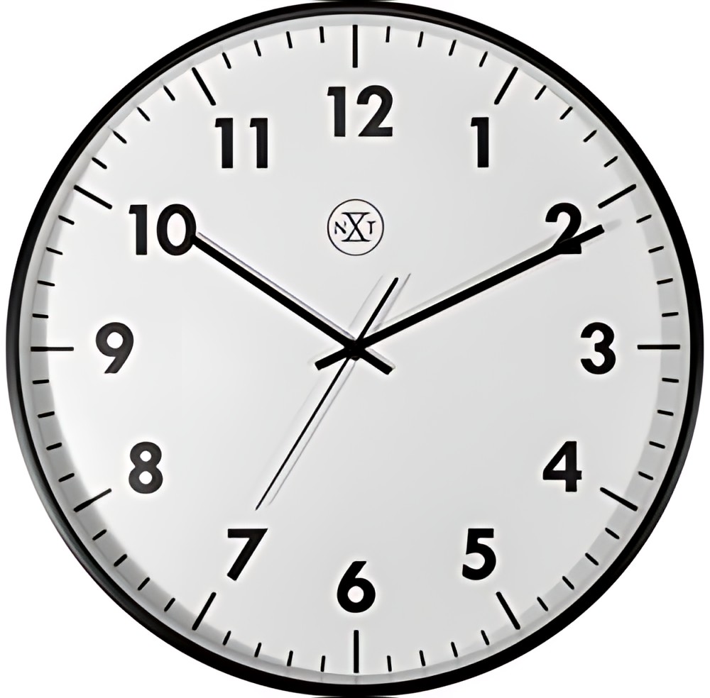 NEXTIME Horloge murale à quartz NXT STIL, diamètre: 400 mm