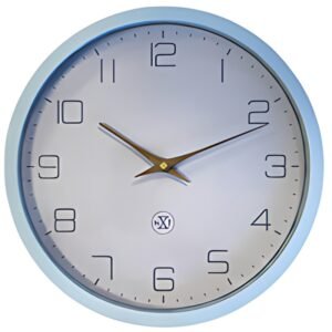 NEXTIME Horloge à quartz NXT ECO, diamètre: 300 mm, bleu