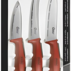 Clauss Set de couteaux, 3 pièces, rouge