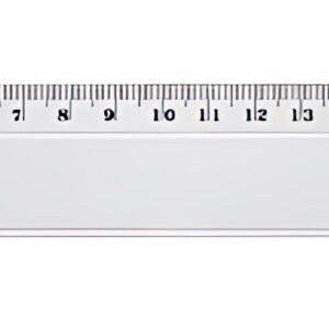 WESTCOTT Règle plate, en plastique, longueur: 300 mm