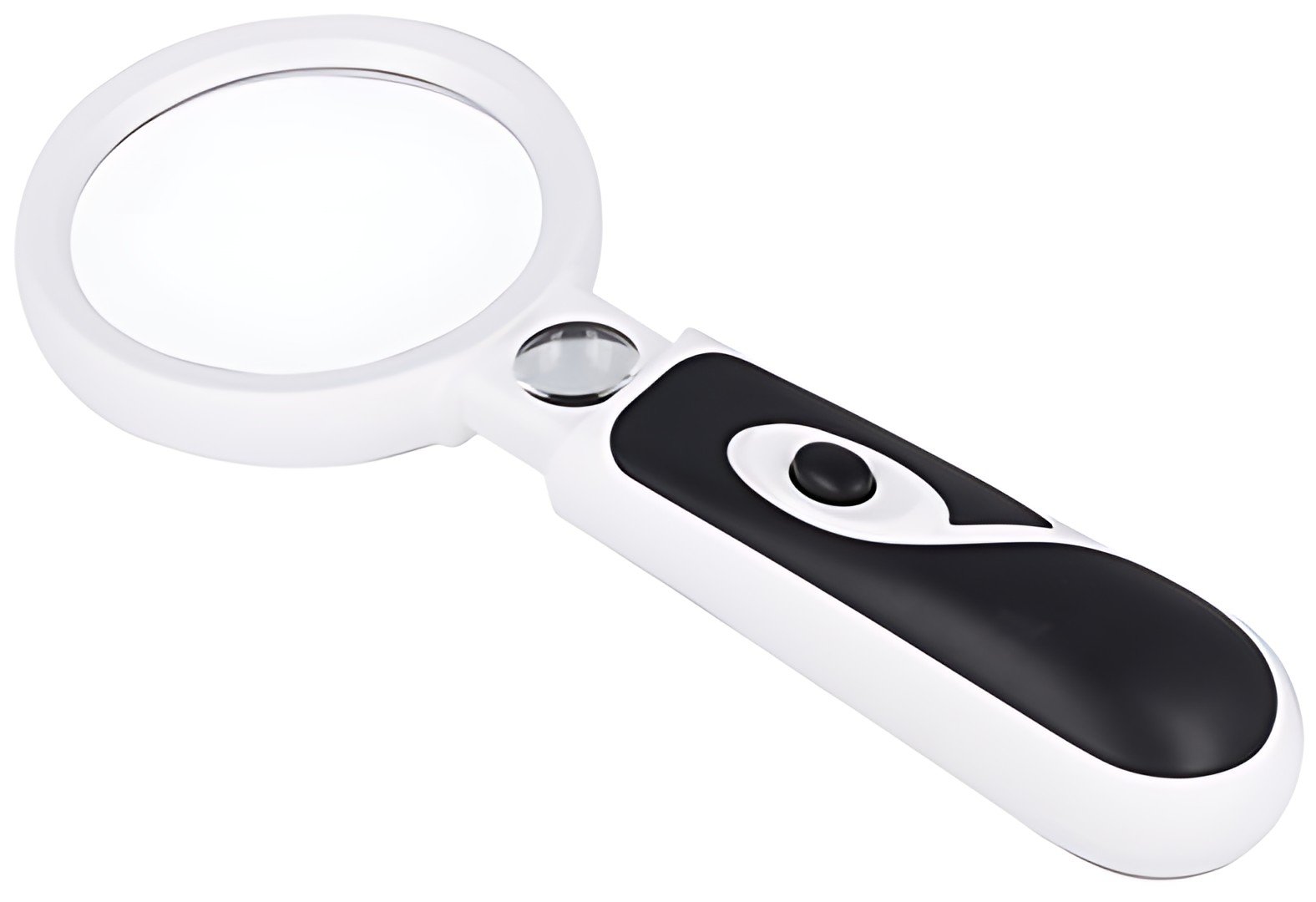 FIRST AID ONLY Loupe avec LED, rond, noir/blanc
