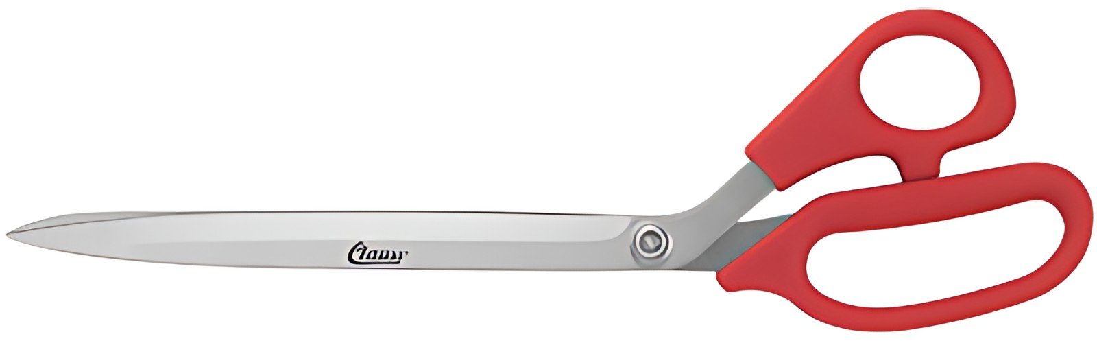 Clauss Ciseaux de tapissier, longueur : 293 mm, rouge