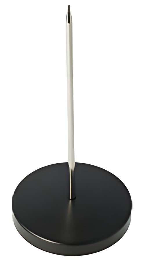 WESTCOTT Piques-notes, métal, hauteur: 130 mm, noir