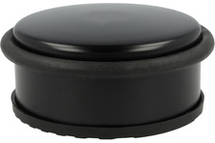 WESTCOTT Butoir de porte, en acier inoxydable, noir