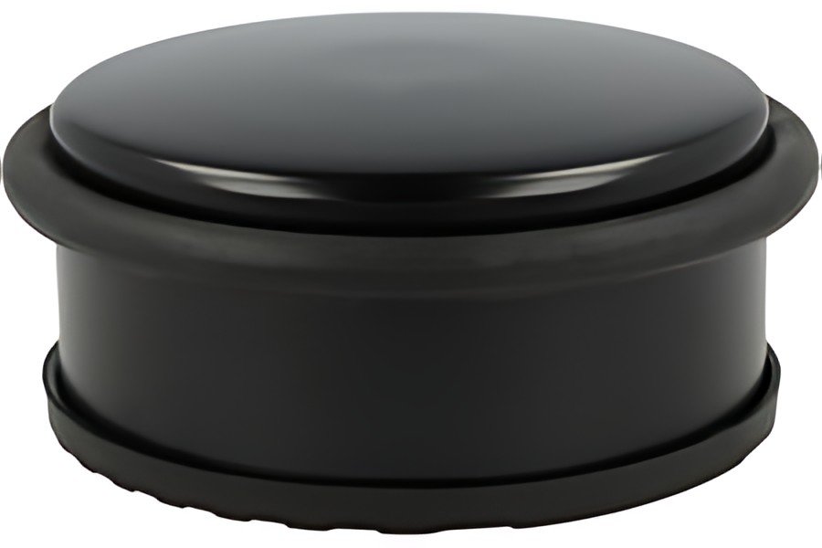 WESTCOTT Butoir de porte, en acier inoxydable, noir