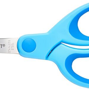 WESTCOTT Ciseaux Kids Softgrip, rond, 130 mm, bleu