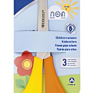 WESTCOTT Ciseaux de bricolage pour enfants, jaune/orange