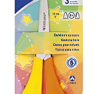 WESTCOTT Ciseaux de bricolage pour enfants, jaune/orange