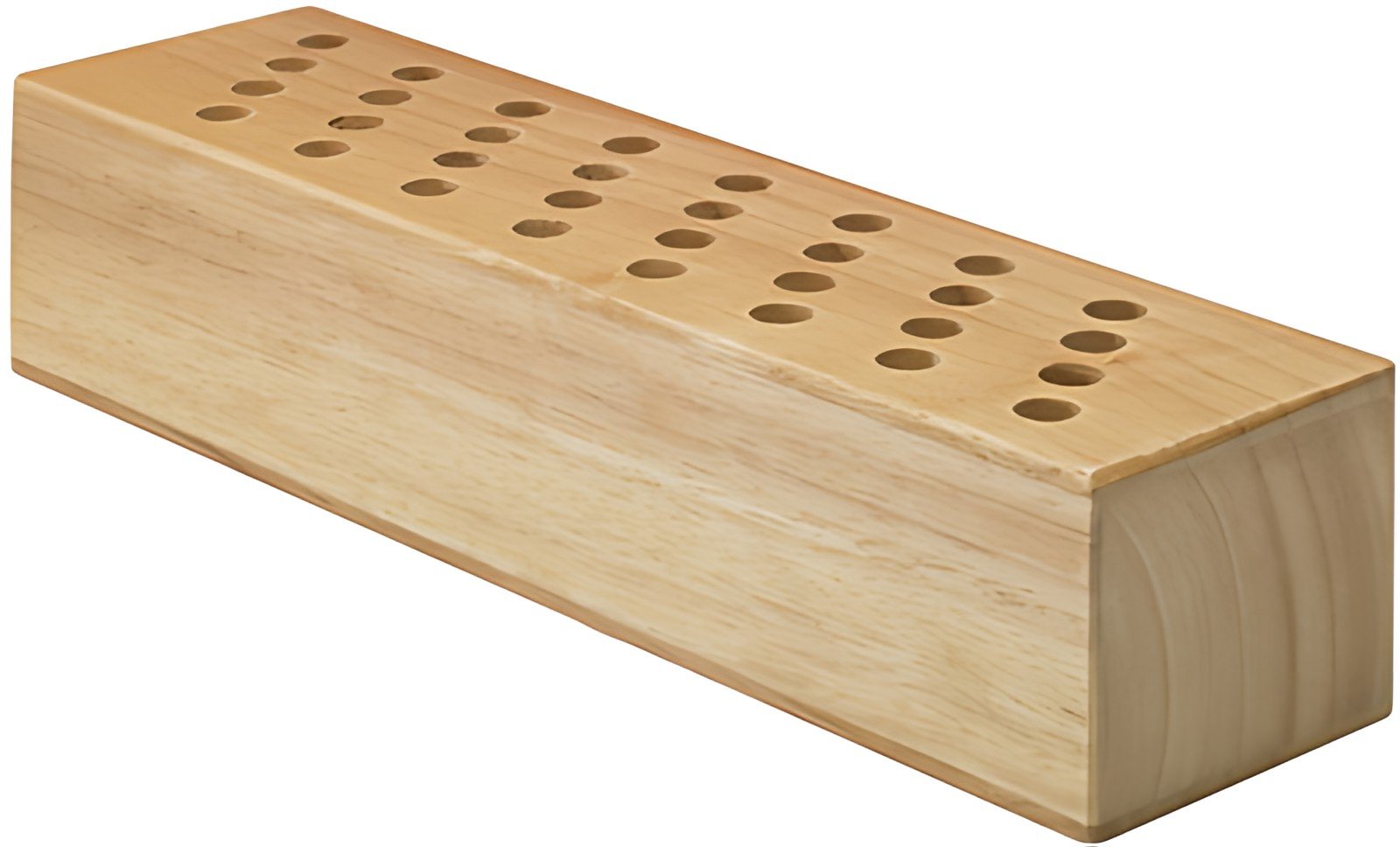 WESTCOTT Bloc pour ciseaux, bois, non garni, pour 32 paires