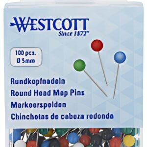 WESTCOTT Épingle à tête ronde, taille 5, assorti