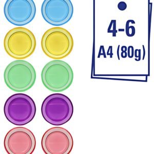 WESTCOTT Aimant, diamètre: 30 mm, set de 10