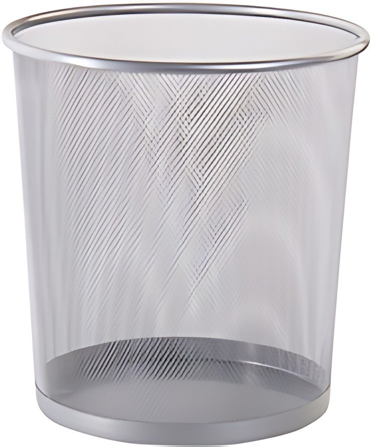 WESTCOTT Corbeille, en fils métalliques, 12,3 L, argent