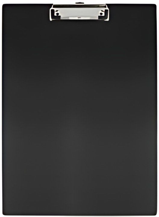 WESTCOTT Porte-bloc à pince, plastifié, A5, noir