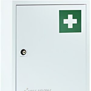 FIRST AID ONLY Erste-Hilfe-Schrank, Metall, weiß, unbestückt