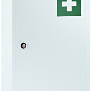FIRST AID ONLY Erste-Hilfe-Schrank, Metall, weiß, unbestückt