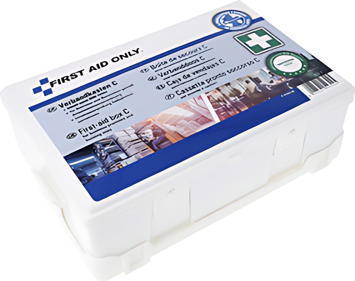 FIRST AID ONLY Boîte de premiers secours C, DIN 13157, blanc