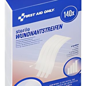 PREMIERS SECOURS UNIQUEMENT bandes de suture pour plaies stériles, blanches, blister de 140