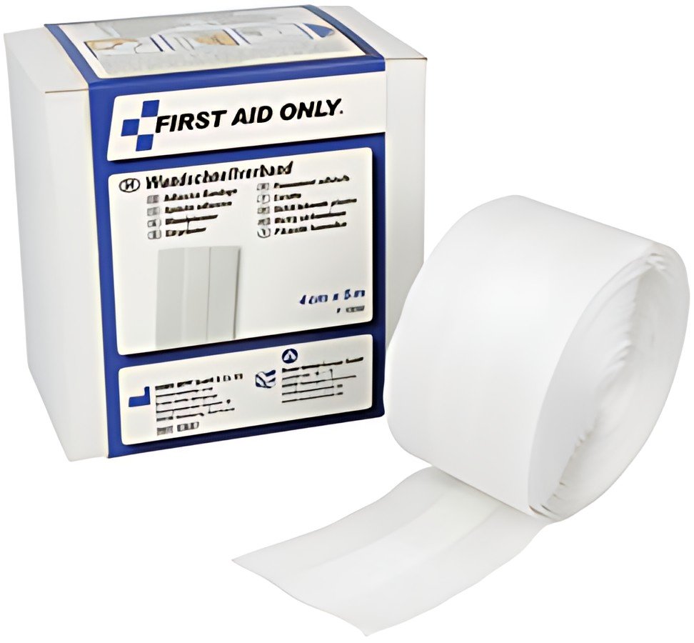 FIRST AID ONLY Wundschnellverband, 40 mm x 5 m, weiß