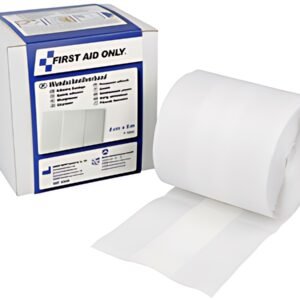 FIRST AID ONLY Wundschnellverband, 80 mm x 5 m, weiß
