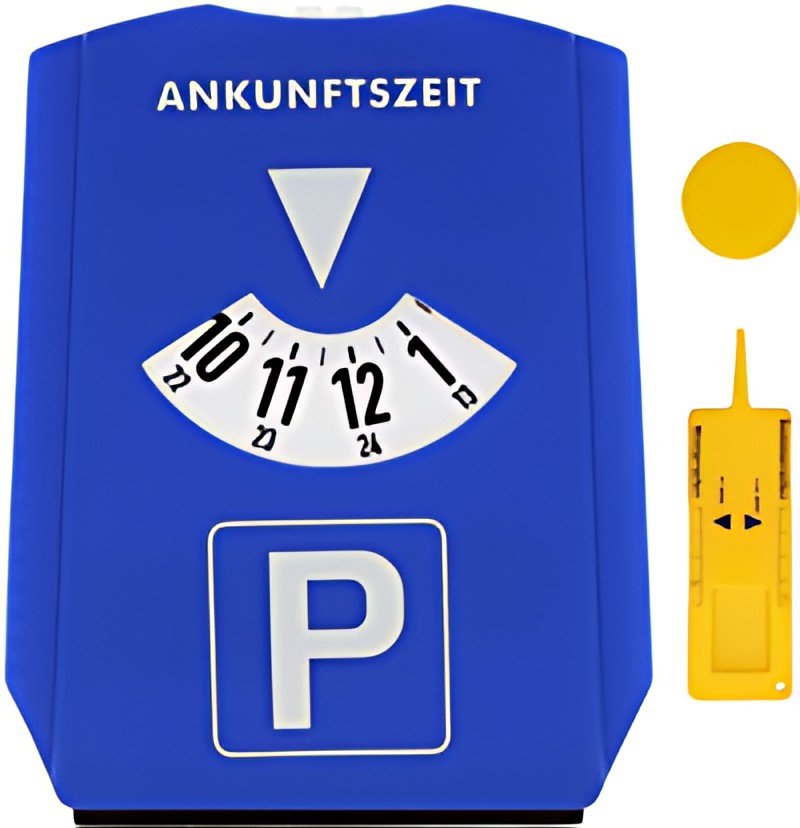 FIRST AID ONLY Disque de stationnement multifonction 5 en 1, bleu
