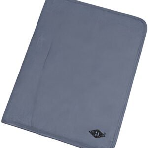 WEDO Serviette classeur "DENIM", A4, en polyester, bleu mêlé