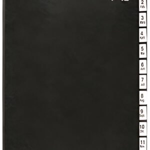 PAGNA trieur, format A4,12 compartiments, 1 - 12 / Jan.-Dec.