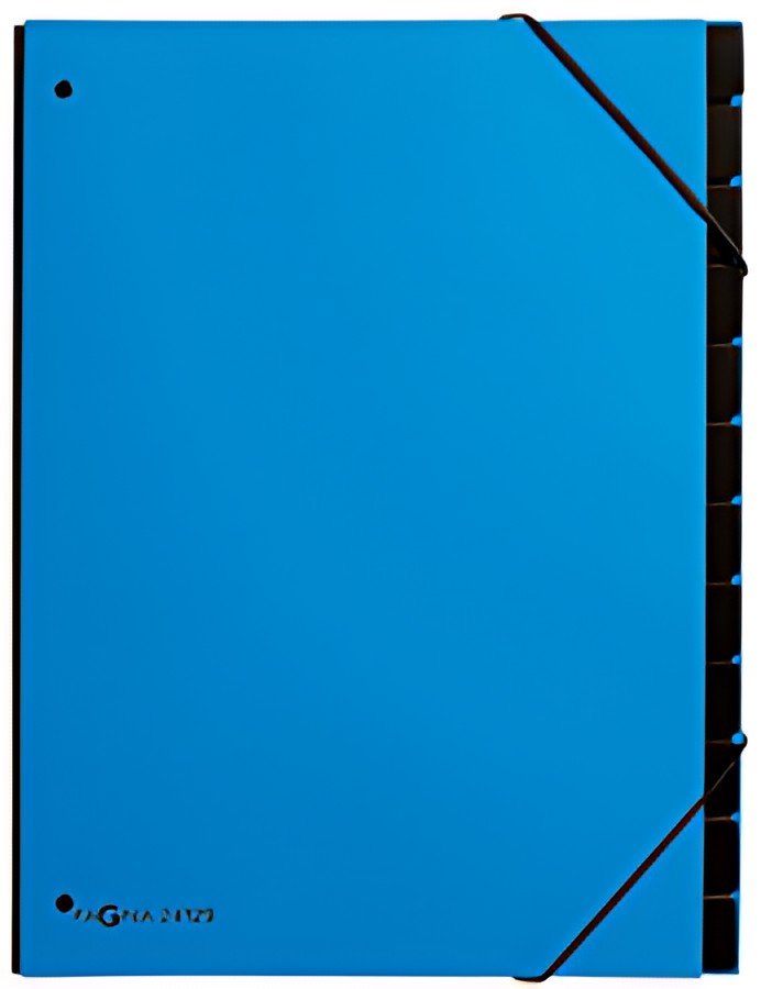 PAGNA Trieur Trend, A4, 12 compartiments, bleu ciel