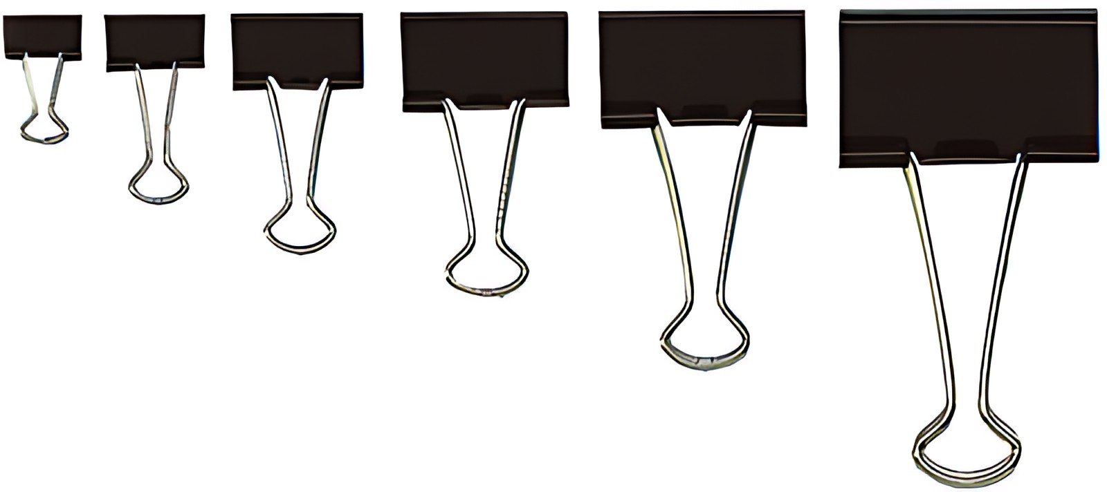 WEDO Pince double clip Foldback, (L)25 mm, écartement: 9 mm