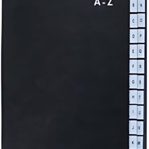 PAGNA trieur, format A4, 24 positions, A - Z, noir