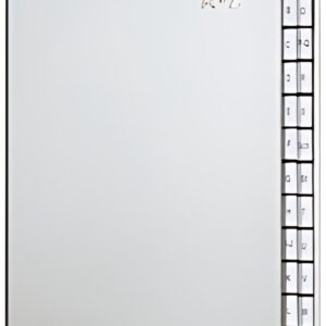 Dossier de bureau PAGNA Color, DIN A4, A - Z, 24 compartiments, argent