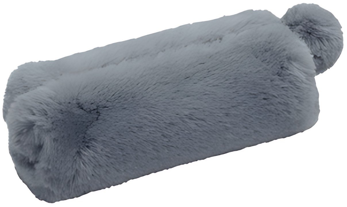 WEDO Trousse "FLUFFY", en peluche, gris bleu